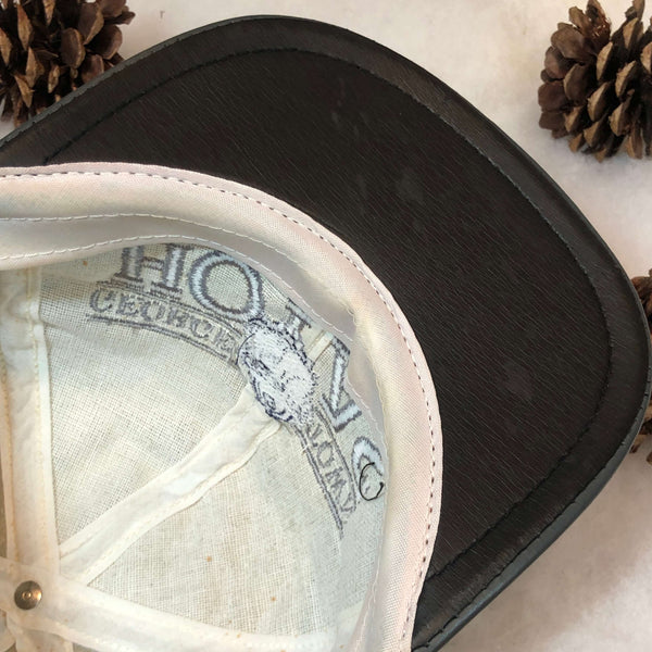Vintage NCAA Georgetown Hoyas Leather Snapback Hat