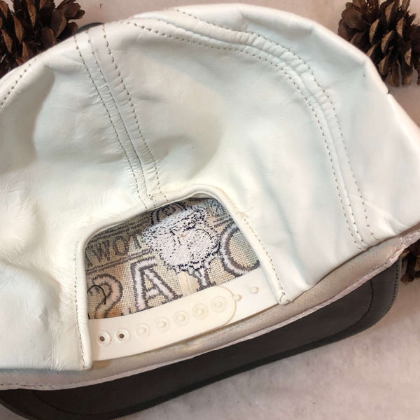 Vintage NCAA Georgetown Hoyas Leather Snapback Hat