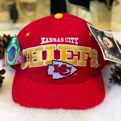 Vintage Deadstock NWT Starter NFL Kansas City Chiefs Arch Snapback Hat