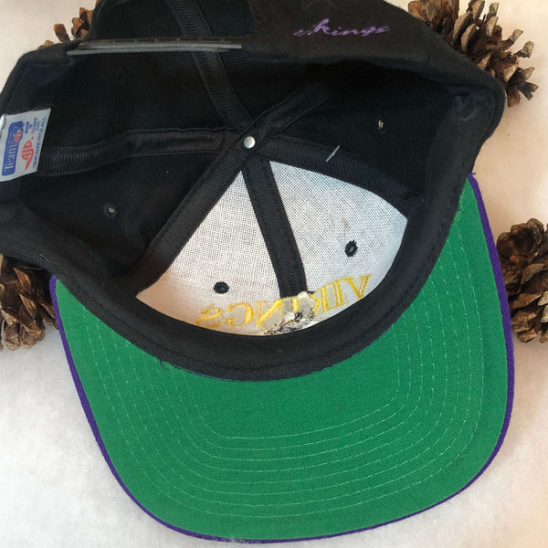 Vintage Deadstock NWT NFL Minnesota Vikings AJD Wool Snapback Hat
