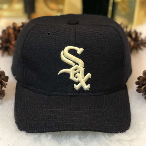 Vintage MLB Chicago White Sox Starter Plain Logo Wool Snapback Hat
