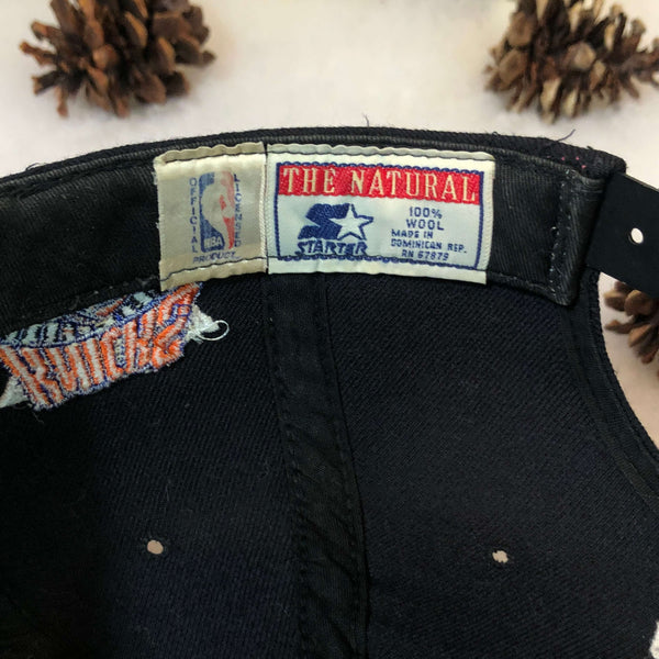 Vintage NBA New York Knicks Starter Bubble Script Wool Snapback Hat