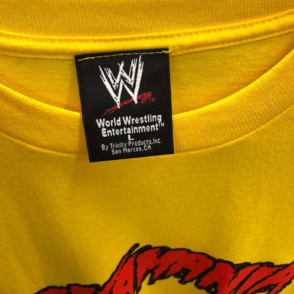 Vintage Deadstock NWOT 2002 WWE Hulk Hogan "Hulkamania Will Live Forever!" Wrestling T-Shirt (L)