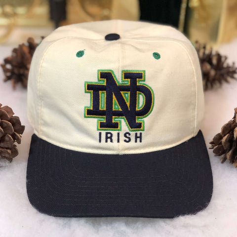 Vintage NCAA Notre Dame Fighting Irish New Era Wool Snapback Hat
