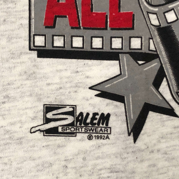 Vintage Deadstock NWT 1992 NBA All-Star Game Orlando Salem Sportswear Caricature T-Shirt (XL)