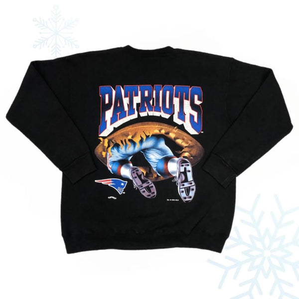 Vintage 1994 NFL New England Patriots Nutmeg Mills Crewneck Sweatshirt (L)