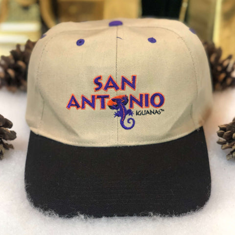 Vintage CHL San Antonio Iguanas Pepsi Twill Snapback Hat