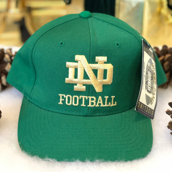 Vintage Deadstock NWT Champion NCAA Notre Dame Fighting Irish Football Snapback Hat