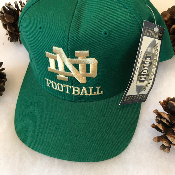 Vintage Deadstock NWT Champion NCAA Notre Dame Fighting Irish Football Snapback Hat