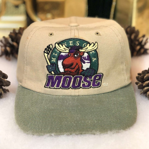 Vintage IHL Minnesota Moose The G Cap Strapback Hat