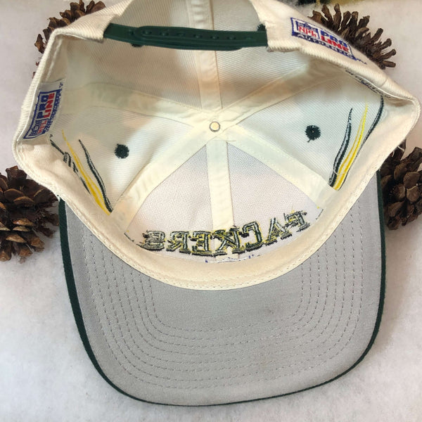 Vintage Deadstock NWOT NFL Green Bay Packers Logo Athletic Diamond Wool Snapback Hat