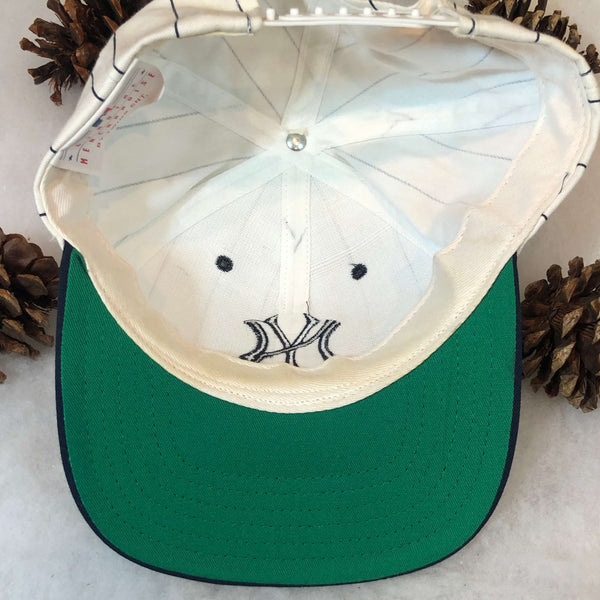 Vintage MLB New York Yankees Twins Enterprise Pinstripe Twill Snapback Hat