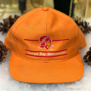 Vintage NFL Tampa Bay Buccaneers Annco Split Bar Twill Snapback Hat
