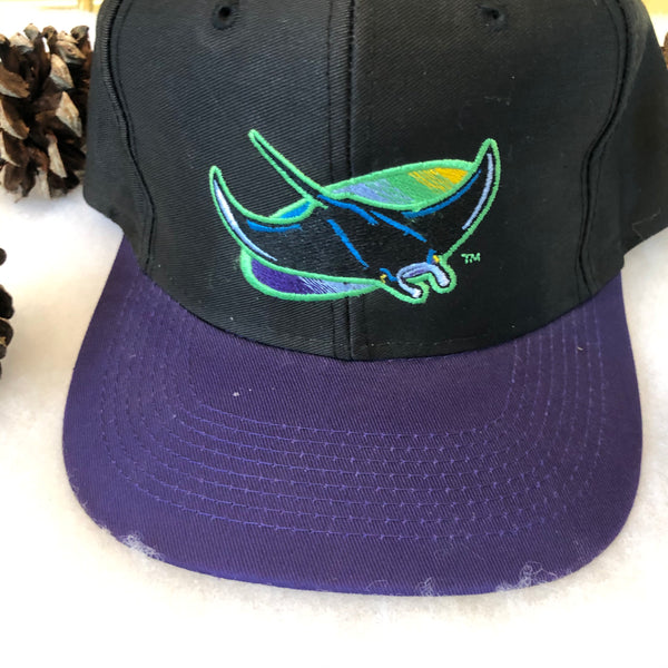 Vintage Logo 7 MLB Tampa Bay Devil Rays Snapback Hat