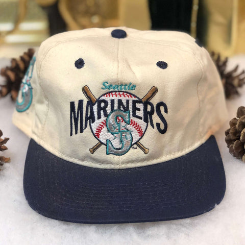 Vintage MLB Seattle Mariners #1 Apparel Snapback Hat