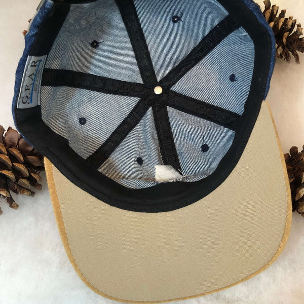 Vintage Deadstock NWOT Foxwoods Resort & Casino Gear for Sports Denim Strapback Hat