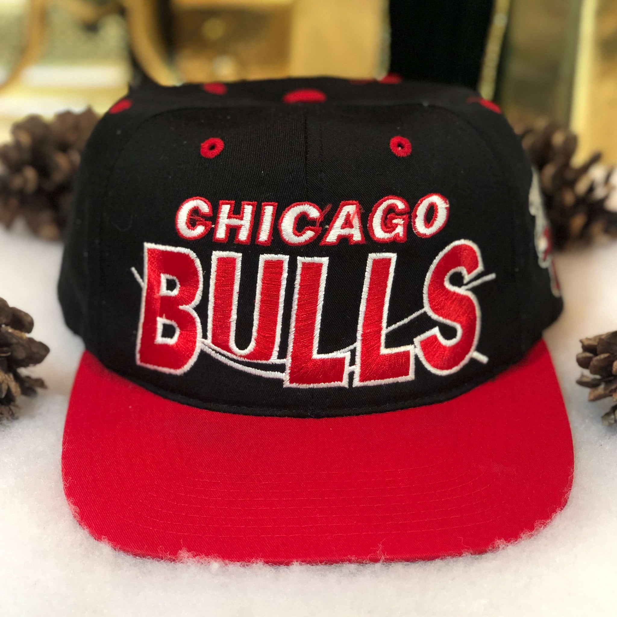 Vintage NBA Chicago Bulls The G Cap Swordfish Twill Snapback Hat