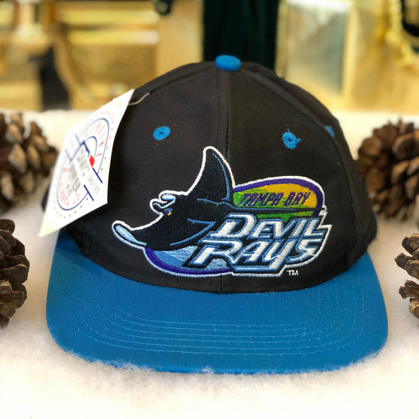 Vintage Deadstock NWT Logo 7 MLB Tampa Bay Devil Rays Youth Snapback Hat