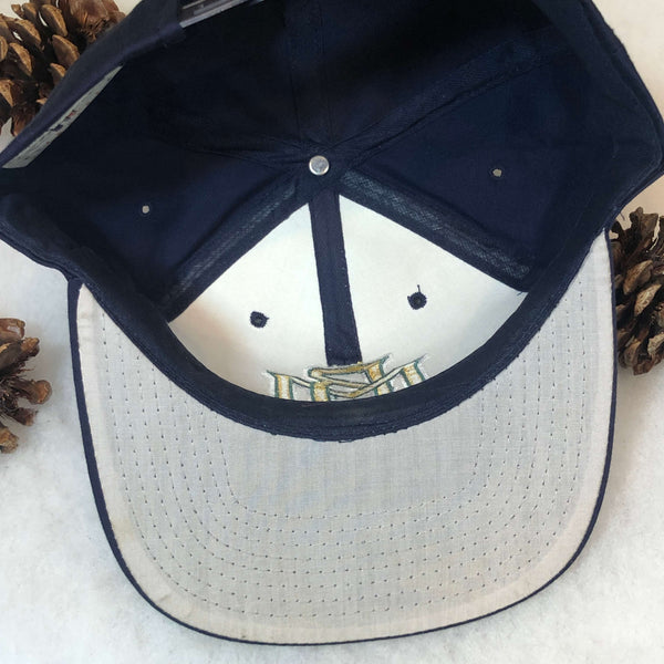 Vintage Deadstock NWOT MLB Milwaukee Brewers Twins Enterprise Twill Snapback Hat