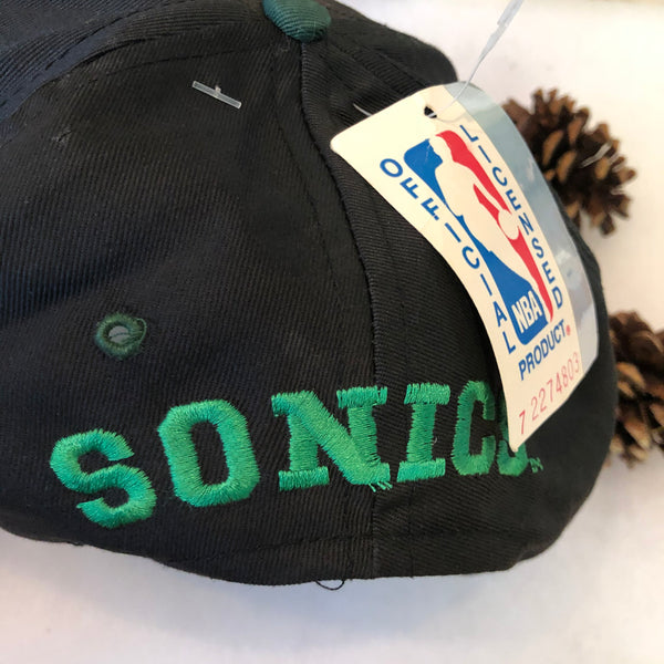 Vintage Deadstock NWT Competitor NBA Seattle Supersonics Snapback Hat