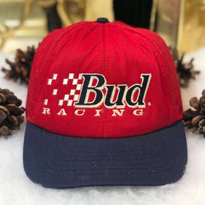 Vintage NASCAR Bud Racing Twill Snapback Hat
