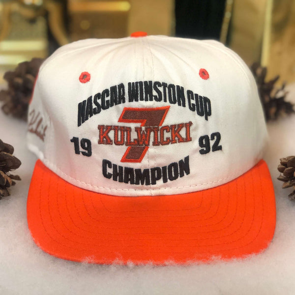 Vintage Deadstock NWOT NASCAR 1992 Winston Cup Champion Alan Kulwicki AJD Snapback Hat