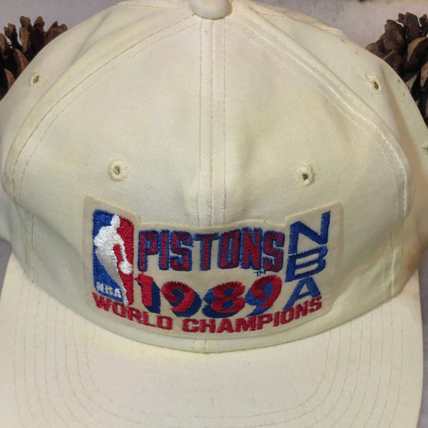 Vintage 1989 NBA Champions Detroit Pistons Sports Specialties Twill Snapback Hat
