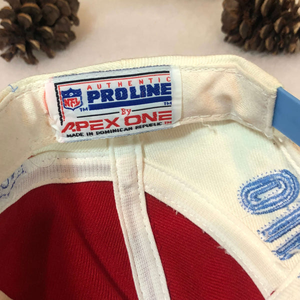 Vintage NFL Houston Oilers Apex One Wool Snapback Hat