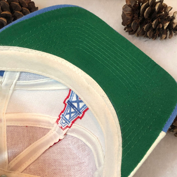 Vintage NFL Houston Oilers Apex One Wool Snapback Hat