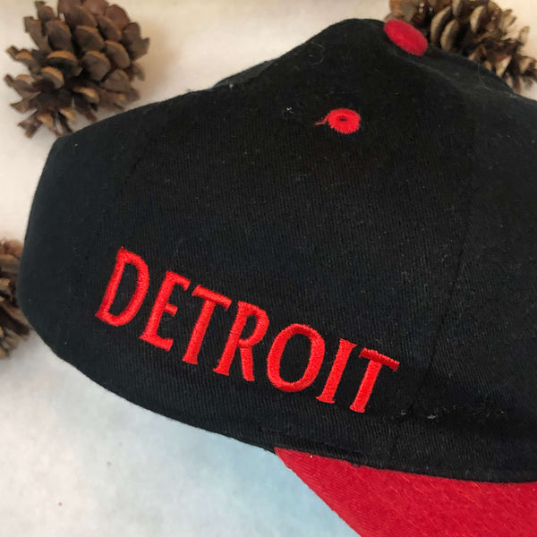 Vintage NHL Detroit Red Wings Twins Enterprise Snapback Hat