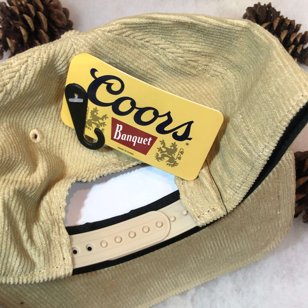 NWT Coors Light Corduroy Snapback Hat