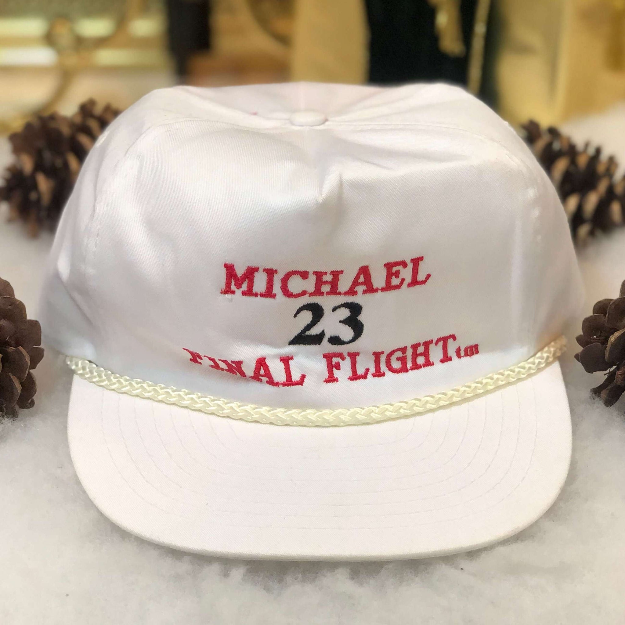 Vintage NBA Michael Jordan Chicago Bulls Final Flight Bootleg Strapback Hat