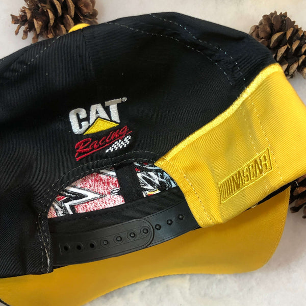 Vintage NASCAR Cat Racing Ward Burton Twill Snapback Hat