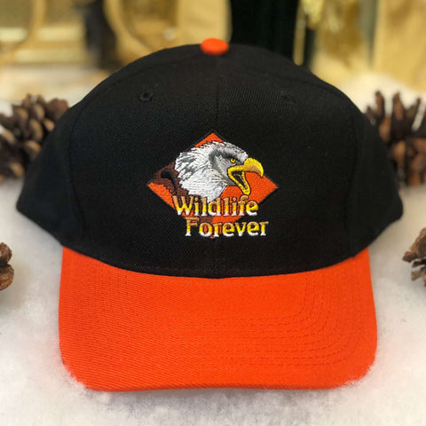 Vintage Deadstock NWOT Wildlife Forever Wool Snapback Hat