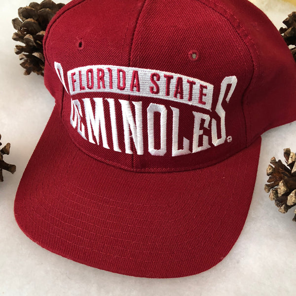 Vintage Deadstock NWOT Reebok NCAA Florida State Seminoles Snapback Hat