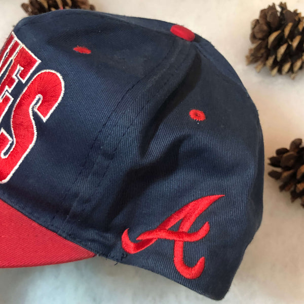 Vintage MLB Atlanta Braves Drew Pearson *YOUTH* Twill Snapback Hat