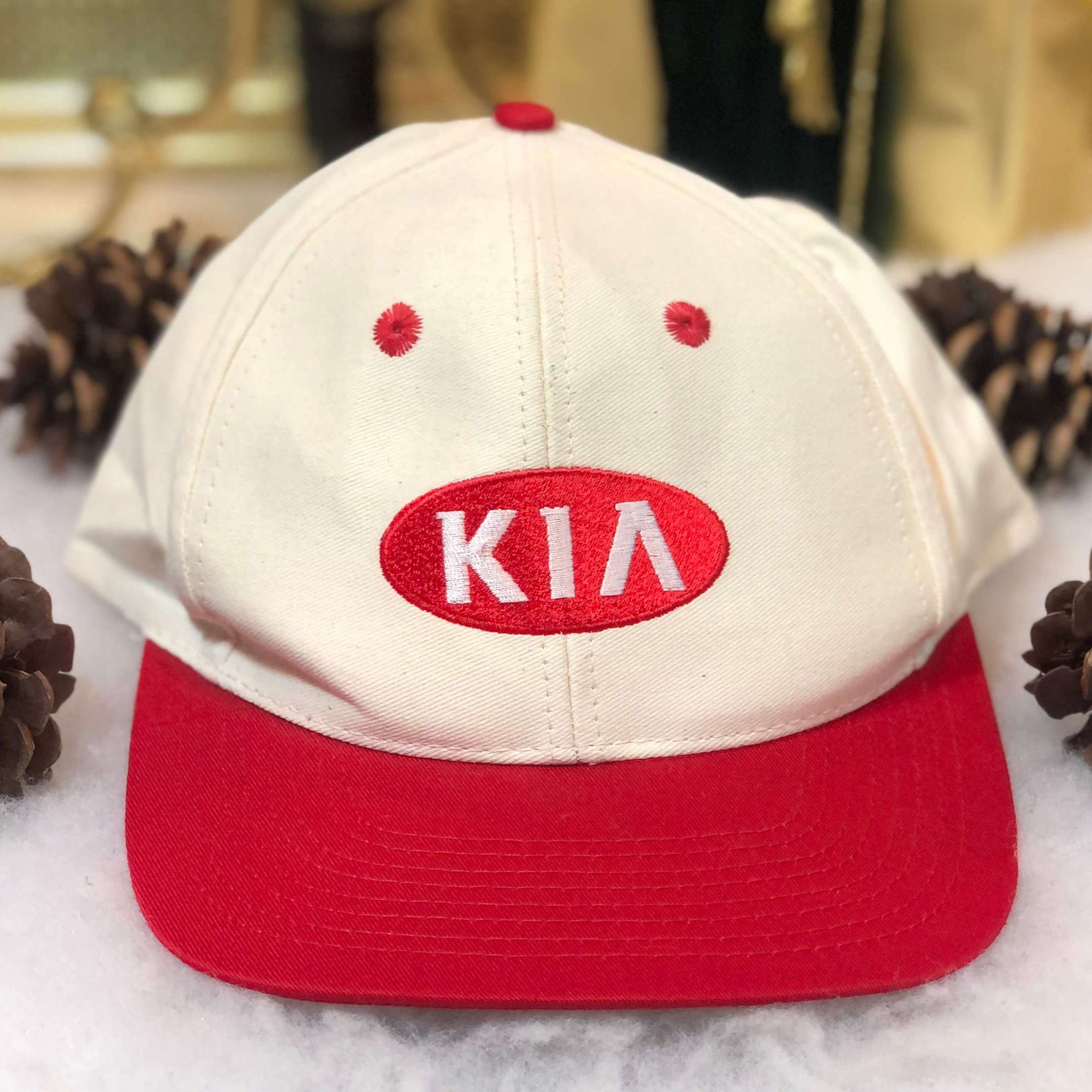 Vintage Kia Car Twill Snapback Hat