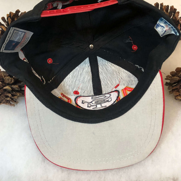 Vintage NFL San Francisco 49ers Drew Pearson Brim Script Twill Snapback Hat