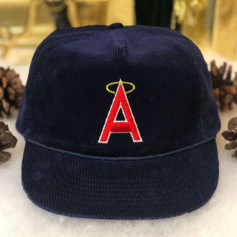 Vintage MLB Anaheim Angels Coca-Cola Ballpark Promo Corduroy Snapback Hat