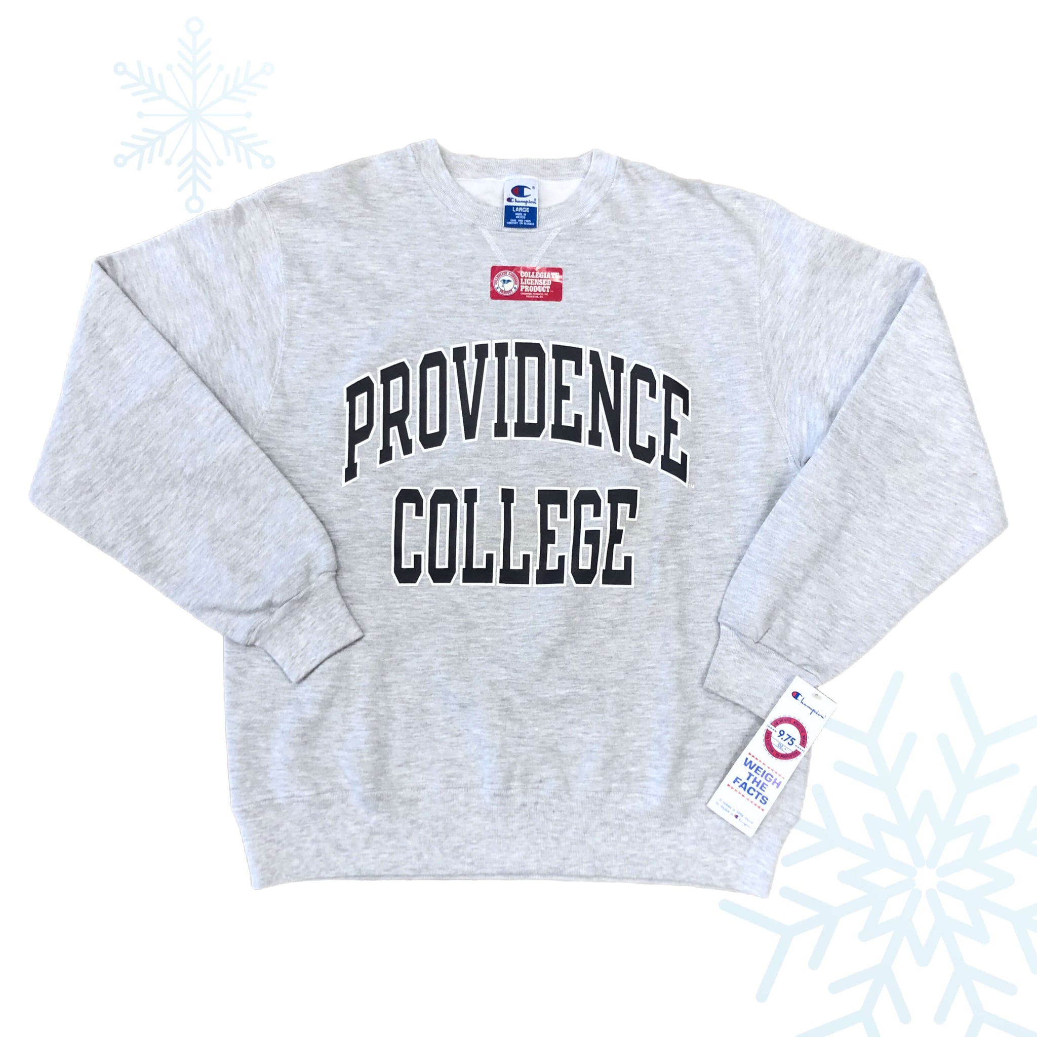 Vintage Deadstock NWT NCAA Providence College Friars Champion Reverse Weave Crewneck Sweatshirt (L)