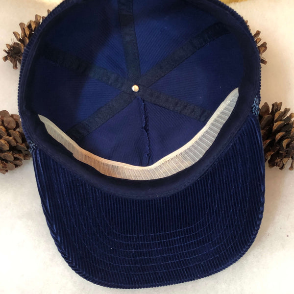 Vintage NCAA Michigan Wolverines Corduroy Snapback Hat