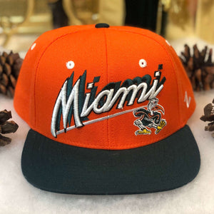 Vintage NCAA Miami Hurricanes Zephyr Wool Snapback Hat