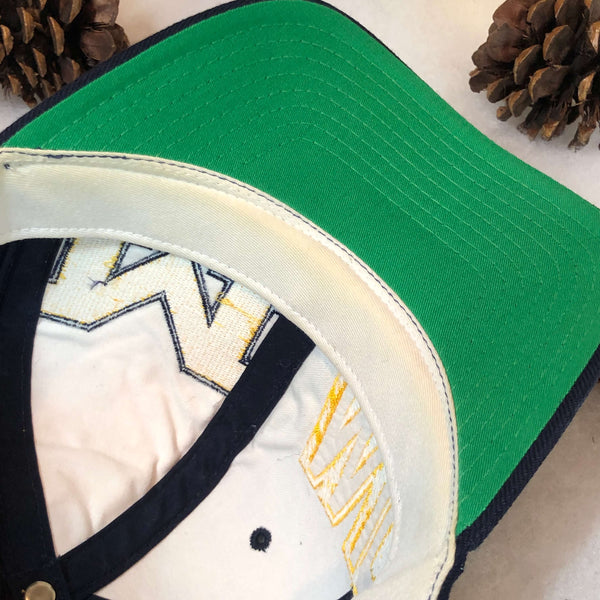 Vintage NCAA Michigan Wolverines American Needle Wool Snapback Hat
