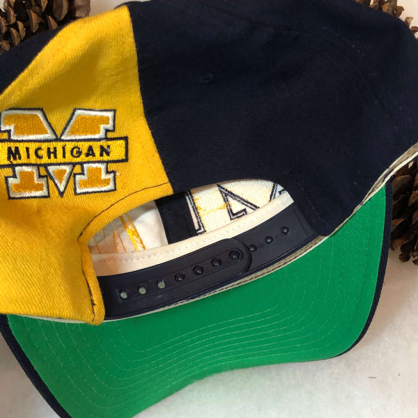 Vintage NCAA Michigan Wolverines American Needle Wool Snapback Hat
