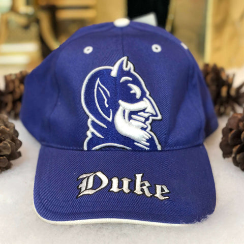 Vintage Deadstock NWT NCAA Duke Blue Devils Twins Enterprise Strapback Hat