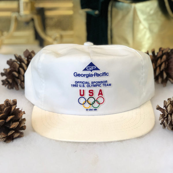 Vintage Georgia-Pacific Official Sponsor 1992 USA Olympic Team Snapback Hat