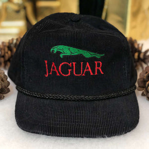 Vintage Jaguar Corduroy Strapback Hat