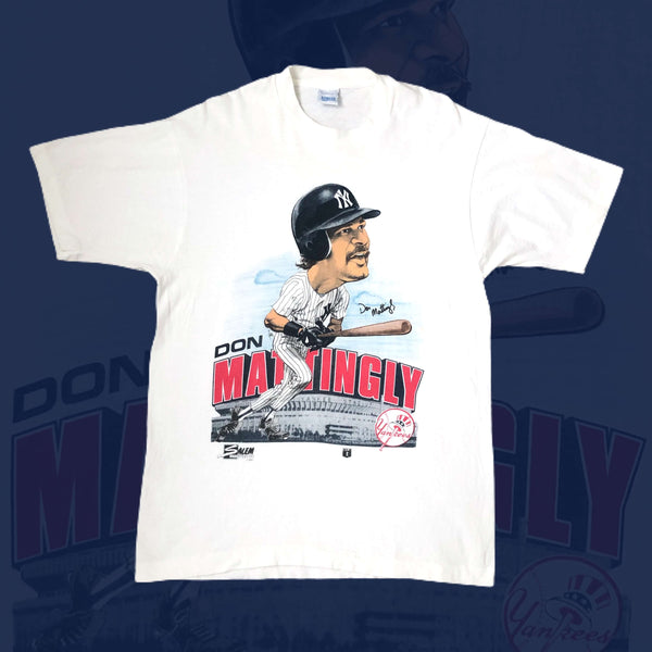 Vintage 1990 MLB New York Yankees Don Mattingly Salem Sportswear Shirt – 🎅  Bad Santa