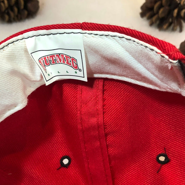 Vintage NCAA Wisconsin Badgers 1994 Rose Bowl Champions Nutmeg Mills Snapback Hat