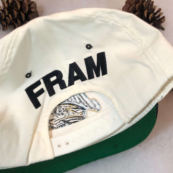 Vintage Deadstock NWOT NFL Jacksonville Jaguars Annco FRAM Twill Snapback Hat